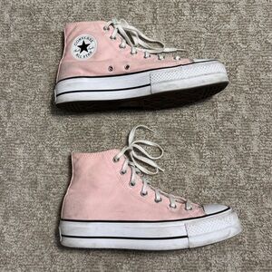 Converse Light Pink Canvas Sneakers